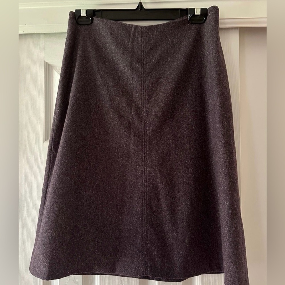 H&M Wool blend skirt-Womanโs Size small a line mid length